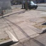 El Municipio construye rampas de acceso sobre las veredas de avenida Lafinur