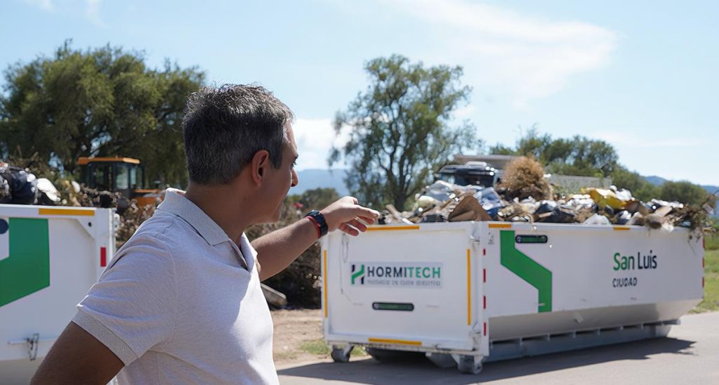 El intendente supervisó el operativo del Centro de Transferencia de Residuos en la zona norte