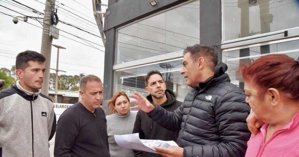 El intendente Gastón Hissa dió inicio a la obra de drenaje pluvial en Ruta 3 y Segado para reducir los anegamientos en la zona sur