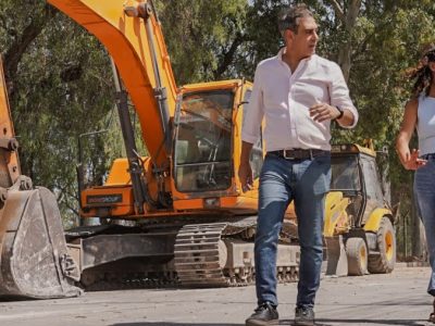 Este jueves, el intendente inaugura la obra de repavimentación de la avenida Sarmiento