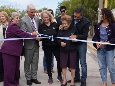El intendente Hissa inauguró la obra de repavimentación de Héroes de Malvinas