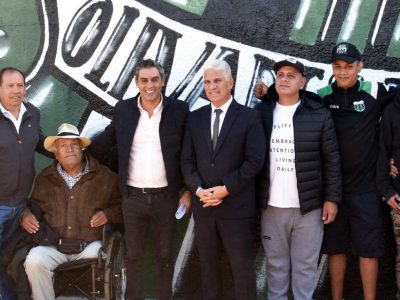 El intendente Hissa inauguró la renovación de la plaza del barrio Los Olivares