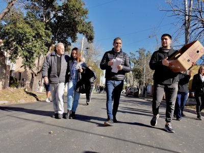 Los vecinos destacaron los trabajos de repavimentación en el barrio Coronel Pringles