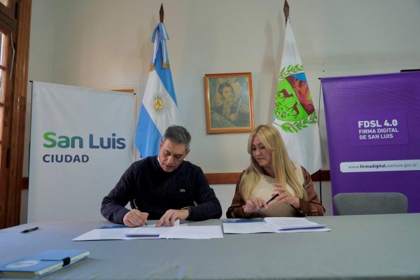 Firma entre la Municipalidad de San Luis y el Instituto Firma Digital