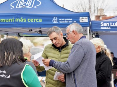 La Muni Más Cerca llegó al barrio Zavala Ortiz con soluciones y escucha activa