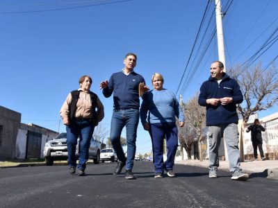 Hissa inauguró el repavimentado de cinco cuadras: “Las obras mejoran la calidad de vida de los vecinos”