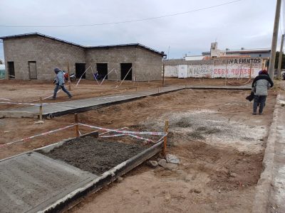 Avanza a buen ritmo la construcción del CAV Eva Perón