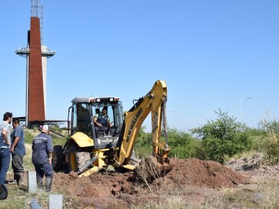 La Municipalidad continúa con las reparaciones en el Anillo Sur sobre calle Riobamba