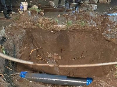 Se restableció el suministro de agua tras la rotura del ramal principal en el barrio AMPARE