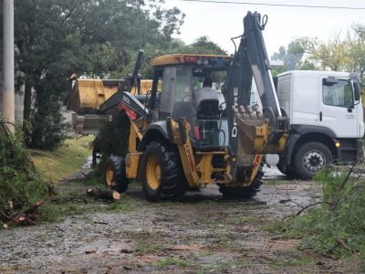 Por el temporal, la Municipalidad despliega operativos de Defensa Civil en distintos puntos de la ciudad