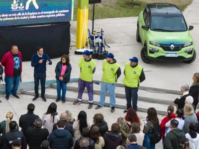 El intendente Hissa inauguró la renovación de tres espacios recreativos del barrio AMMPyA