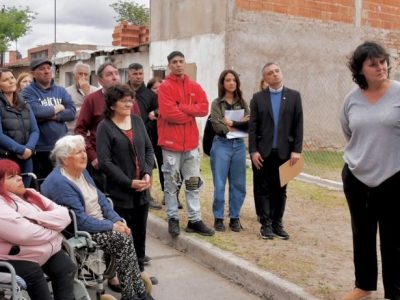 La Municipalidad realizó el cierre perimetral de un terreno en el barrio La Merced 