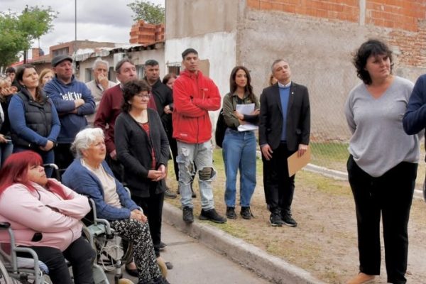 La Municipalidad realizó el cierre perimetral de un terreno en el barrio La Merced 