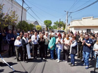 Título: Hissa inauguró obras de repavimentación en la zona centro