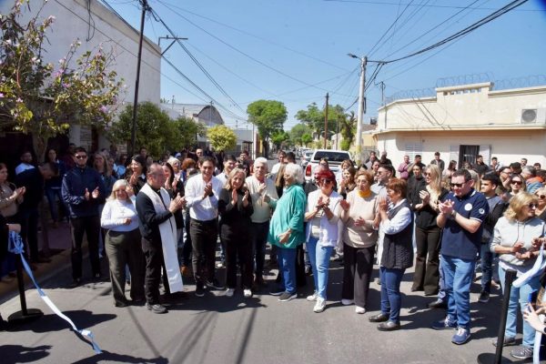 Título: Hissa inauguró obras de repavimentación en la zona centro