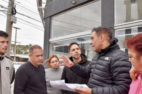 El intendente Gastón Hissa dió inicio a la obra de drenaje pluvial en Ruta 3 y Segado para reducir los anegamientos en la zona sur